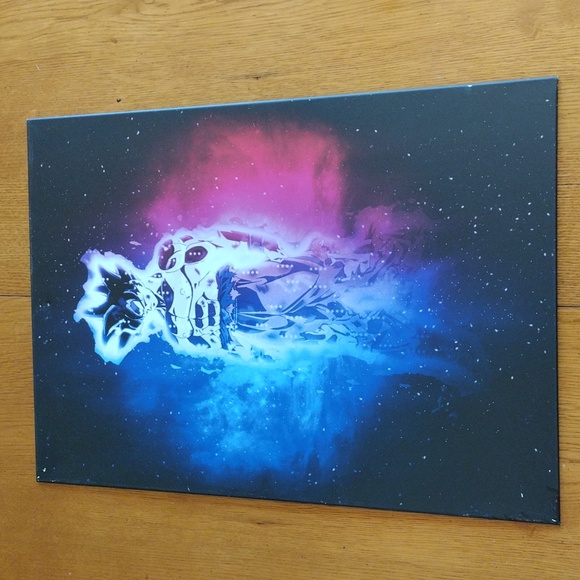 Dragon Ball Z Metal Poster Goku Saiyan by Displate - Picture 1 of 9